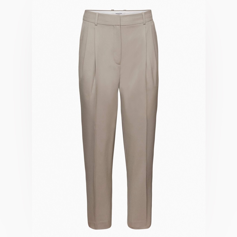 Babaton Atelier Vogue Pants in Light Pewter Grey Size 8 Trousers Slacks Office